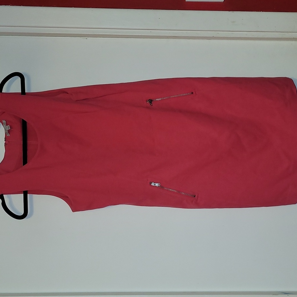 Gap medium sheath dress salmon Olga pink sheath dress with pockets